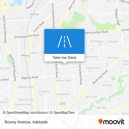 Bowey Avenue map