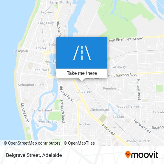 Belgrave Street map