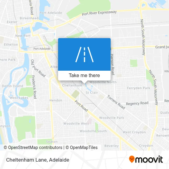 Cheltenham Lane map