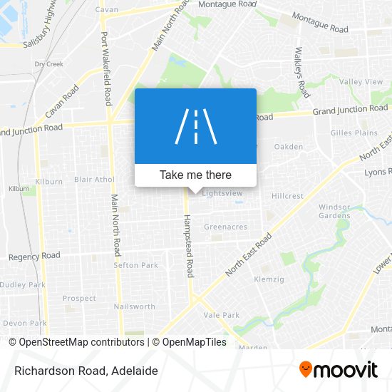 Richardson Road map