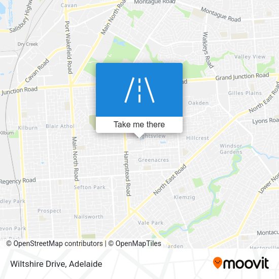 Wiltshire Drive map