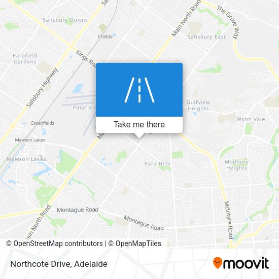 Northcote Drive map