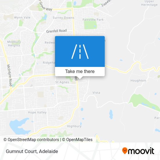 Gumnut Court map