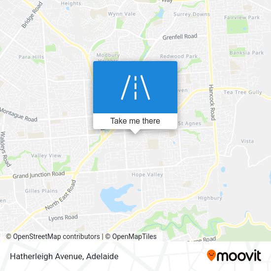 Hatherleigh Avenue map