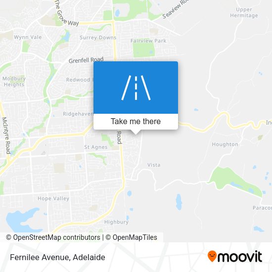 Fernilee Avenue map