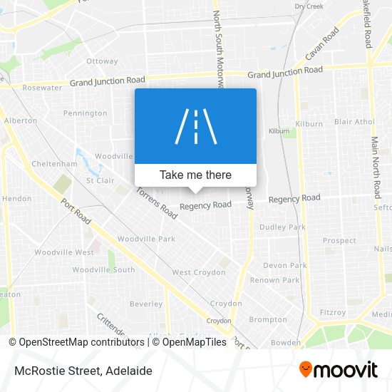 McRostie Street map