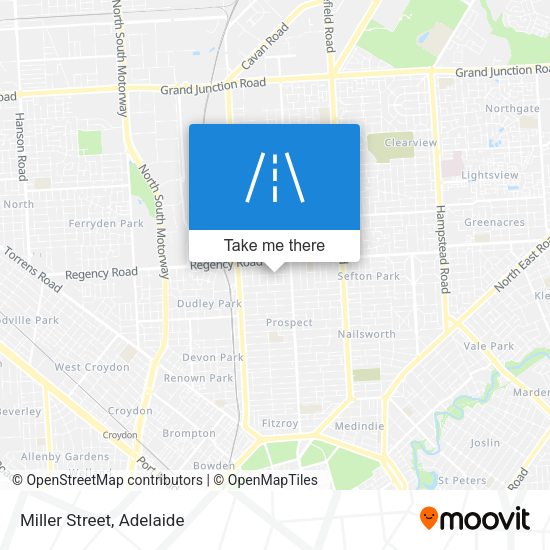 Miller Street map
