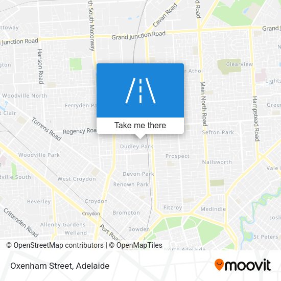 Oxenham Street map