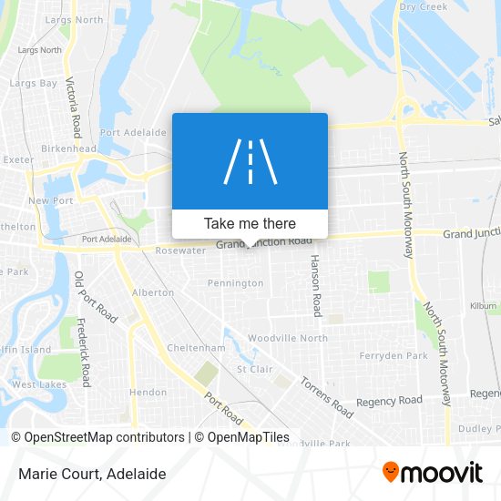 Marie Court map
