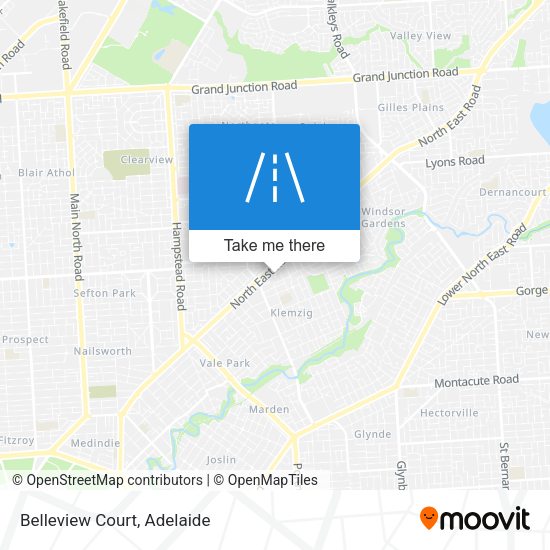 Belleview Court map