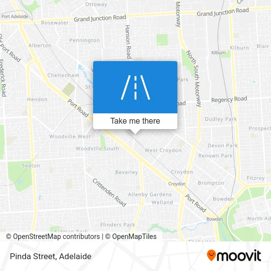 Pinda Street map