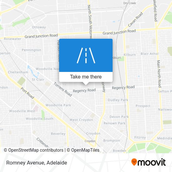Romney Avenue map