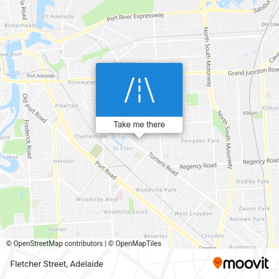 Fletcher Street map