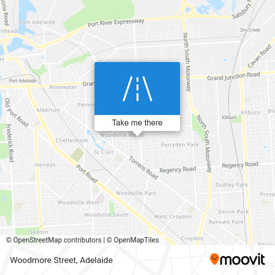 Woodmore Street map