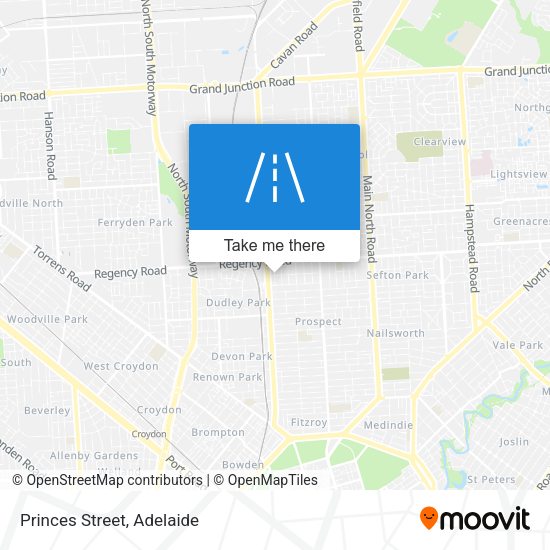 Princes Street map