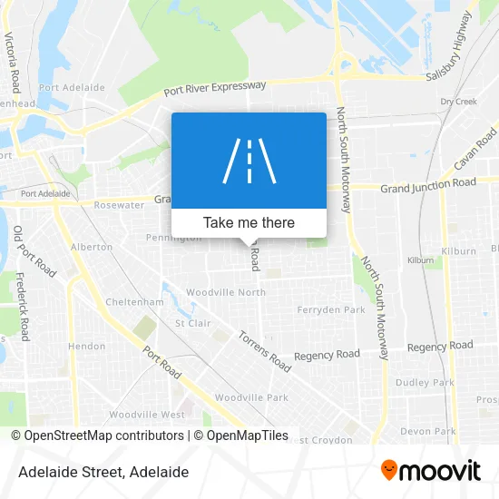Adelaide Street map