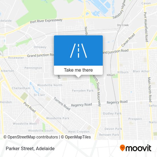 Parker Street map