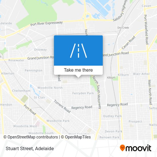 Stuart Street map