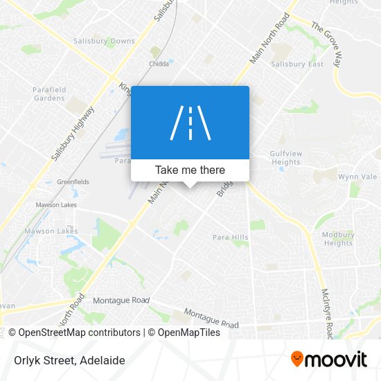 Orlyk Street map