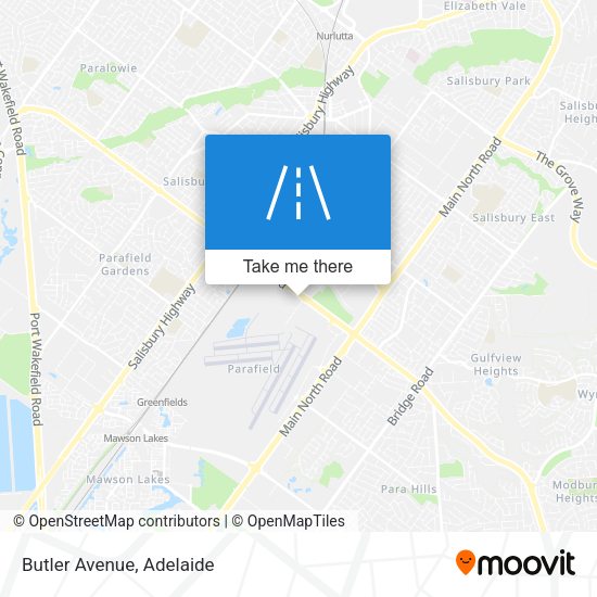 Butler Avenue map