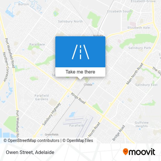 Owen Street map