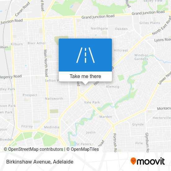 Birkinshaw Avenue map