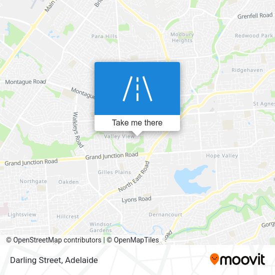 Darling Street map