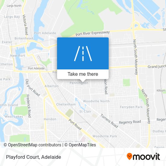 Playford Court map