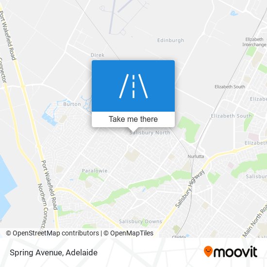 Spring Avenue map