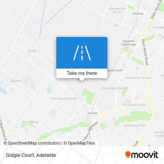 Gidgie Court map