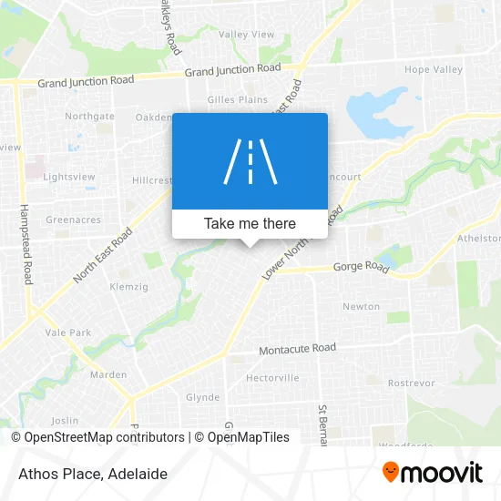 Athos Place map