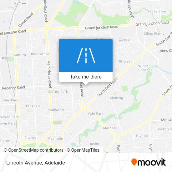 Lincoln Avenue map