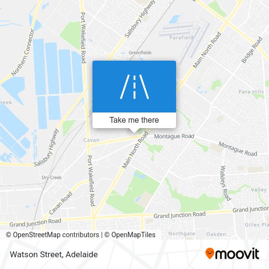Watson Street map