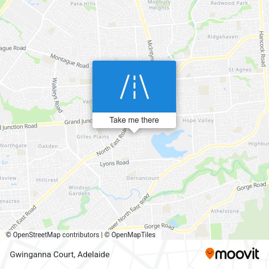 Gwinganna Court map