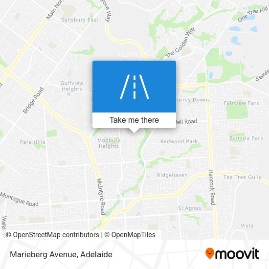 Marieberg Avenue map