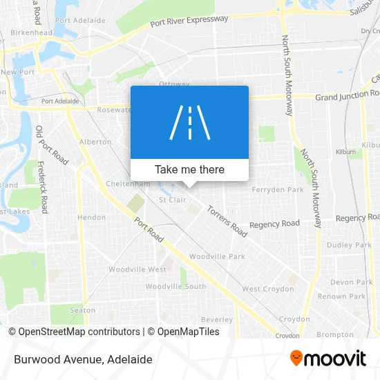 Burwood Avenue map