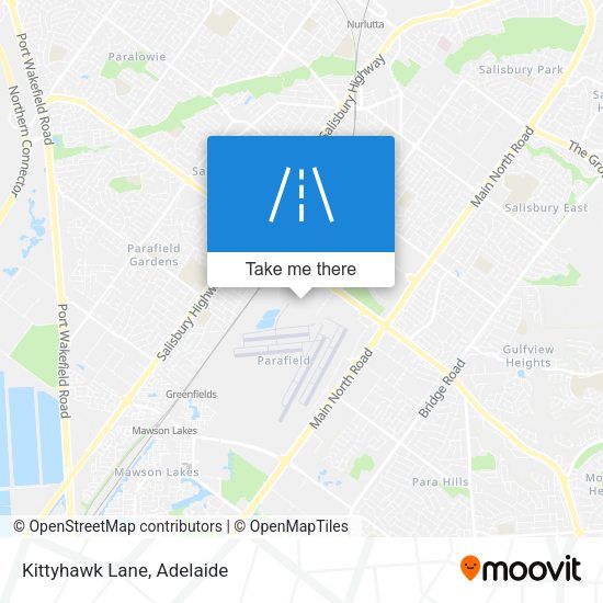 Kittyhawk Lane map