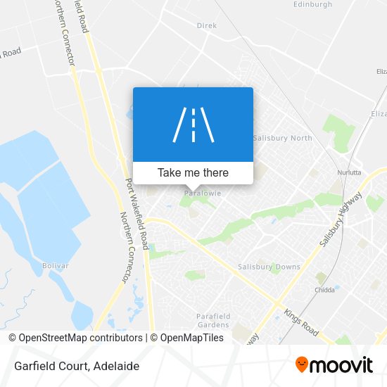 Garfield Court map