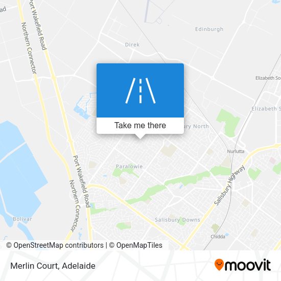 Merlin Court map