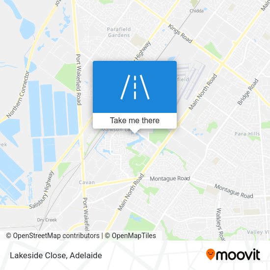 Lakeside Close map