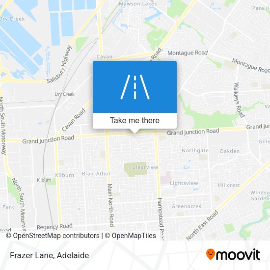 Frazer Lane map