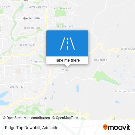 Ridge Top Downhill map