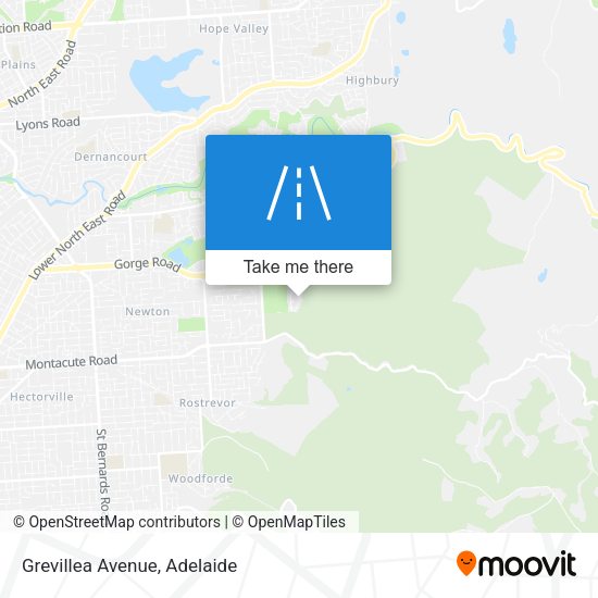 Grevillea Avenue map