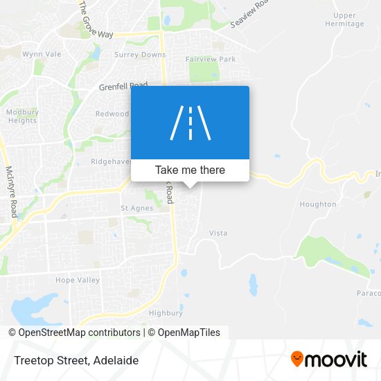Treetop Street map