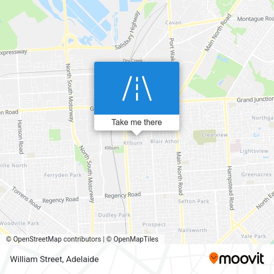 William Street map