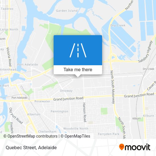 Quebec Street map