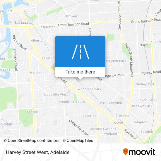 Harvey Street West map