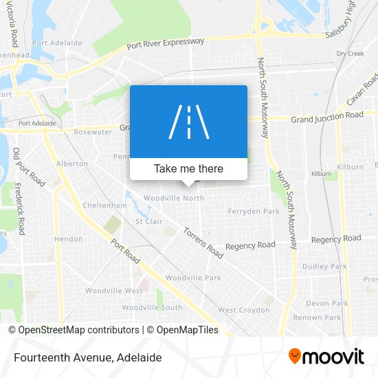 Fourteenth Avenue map