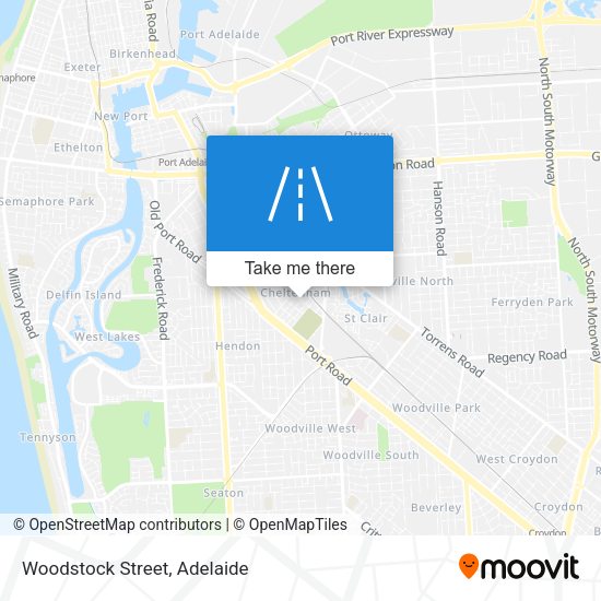 Woodstock Street map