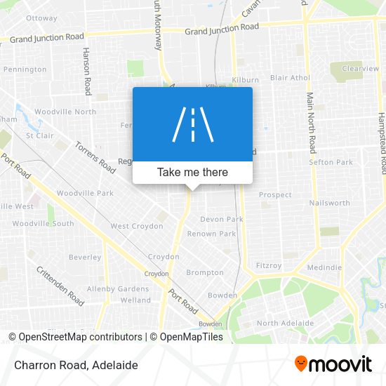 Charron Road map